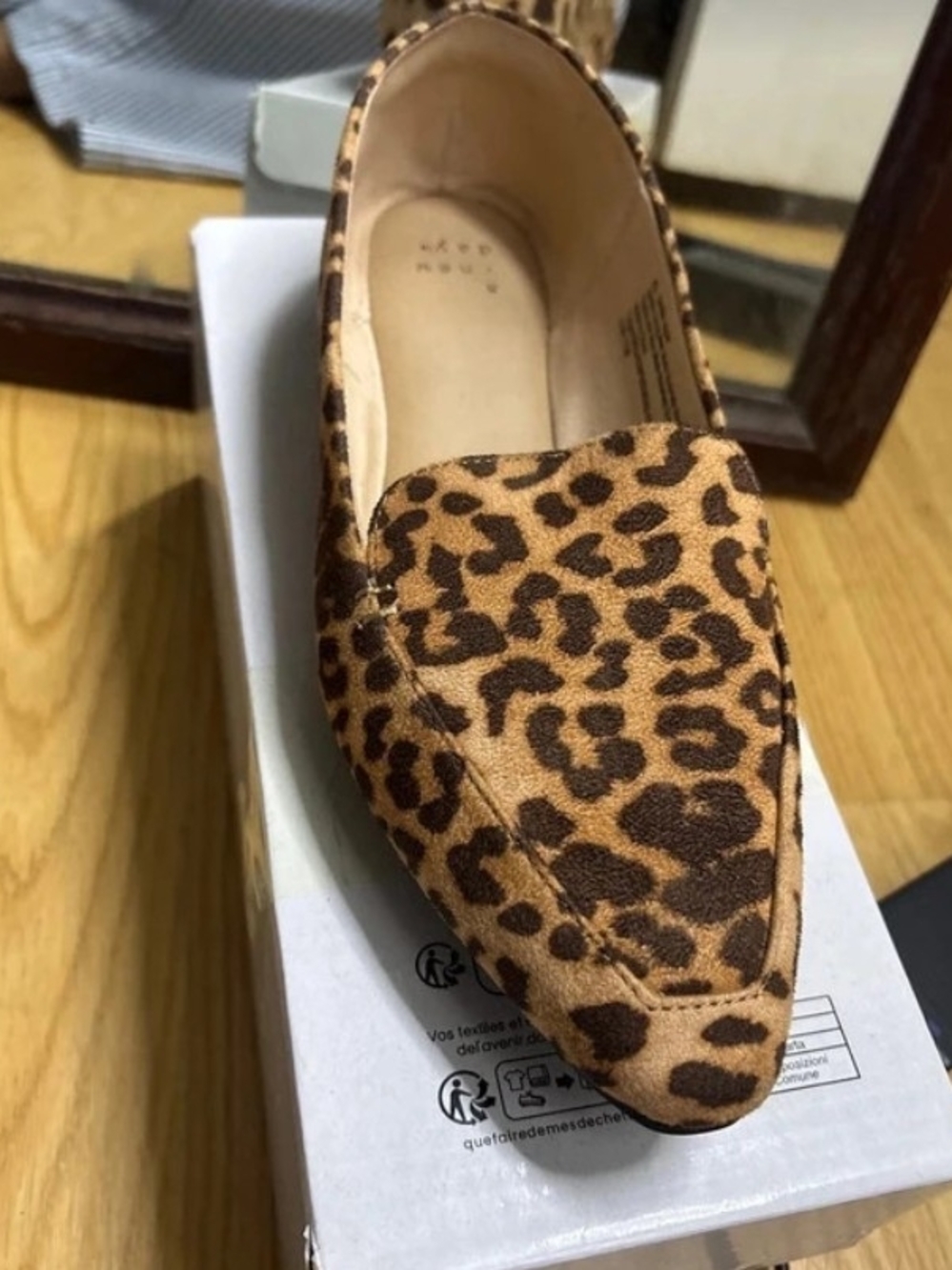 a new day Leopard Print Slip-On Loafer - Tan & Black